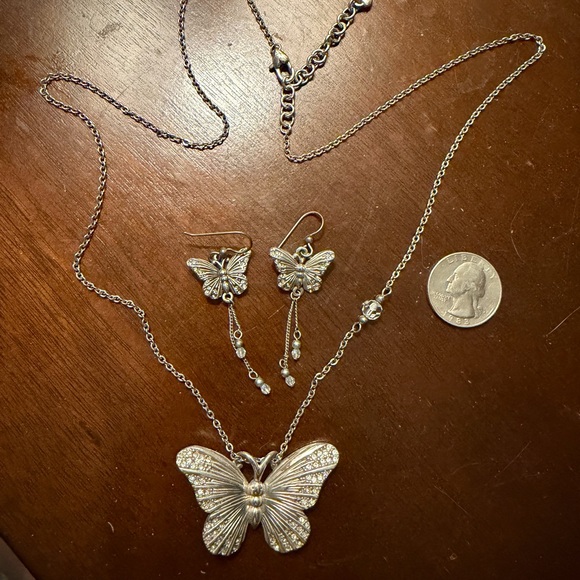 Brighton Silver Butterfly Jewelry Set - Picture 6 of 6